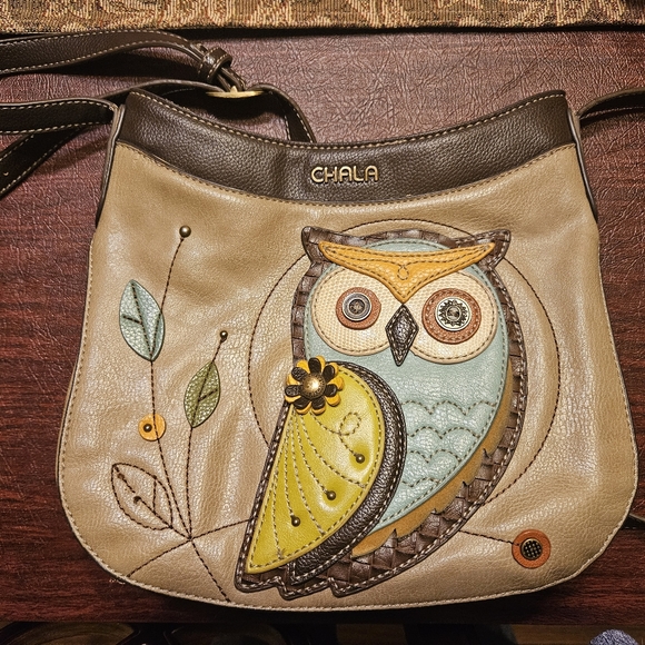 CHALA Crossbody Shoulder Bag with Owl - Picture 1 of 7